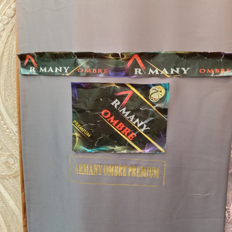 da (COD) Kain Bridesmaid Armani Gradasi Ombre Bahan Gaun, Dress