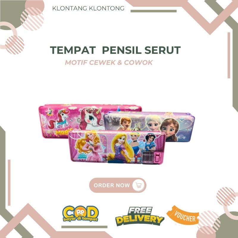 

Tempat Pensil Karakter Rautan / Tempat Pensil Karakter Serut/ Kotak Pensil Serut / Kotak Pensil Rautan