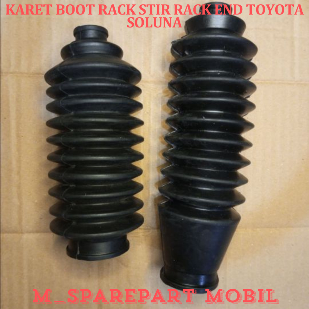 SPAREPART MOBIL PREMIUM KARET BOOT RACK STIR RACK END TOYOTA SOLUNA
