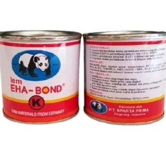 EHA BOND 100cc Lem Kuning Serbaguna EHA Bond Kaleng Merah Kecil 100 cc