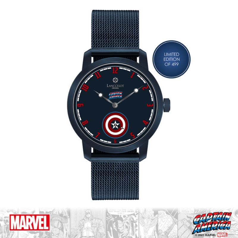 Lanccelot Jam Tangan Marvel's Series Captain America Male