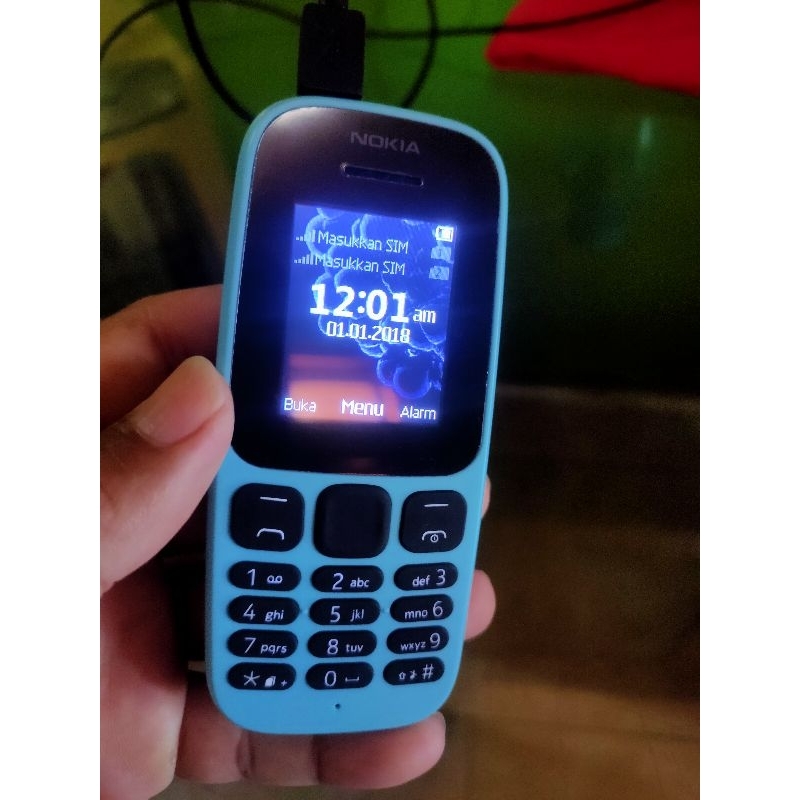 handphone nokia 105 2017 dual sim jadul second murah meriah nyaman dipakai