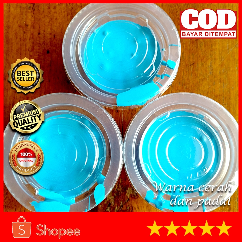 

CAT LAYANGAN SPESIAL WARNA BIRU MUDA CERAH / LIGHT COLORS / VARNISH / CAT OFFSET