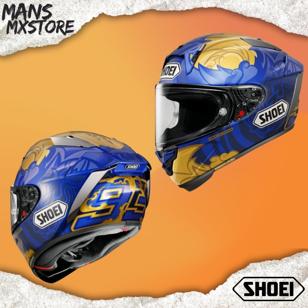 HELM SHOEI X-15 MARQUEZ THAI TC2 HELMET SHOEI X-FIFTEEN ORI