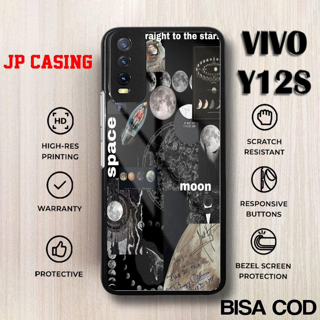 Case Vivo Y12S Terbaru - Casing Vivo Y12S - Motif Aesthe baru - Softcase Vivo - Hardcase Premium Glo