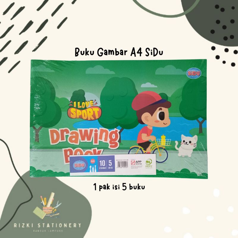 

(1 pak) Buku gambar SiDU A4 A3 / Drawing book