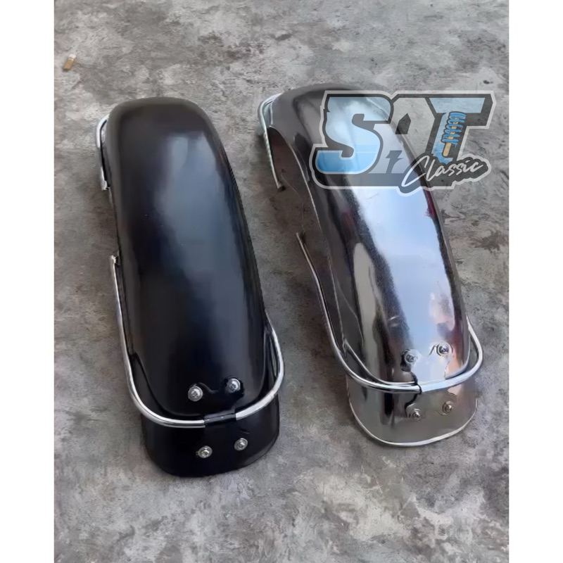 Spakbor Depan CB Jumbo Slebor Jumbo CB 125 CB 100 GL100 Hitam Crom