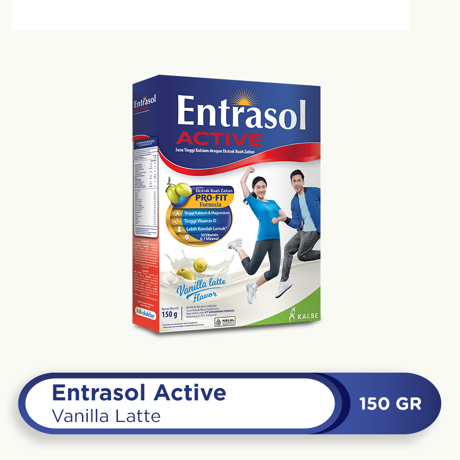 

Entrasol Active 150g - Susu Nutrisi Tinggi Kalsium