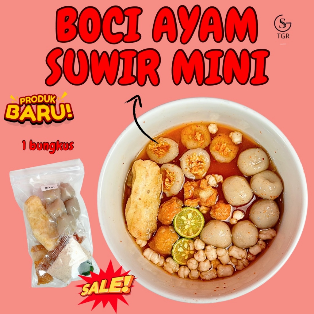 

1 PCS BOCI AYAM SUWIR PEDAS - CILOK MINI ISI AYAM