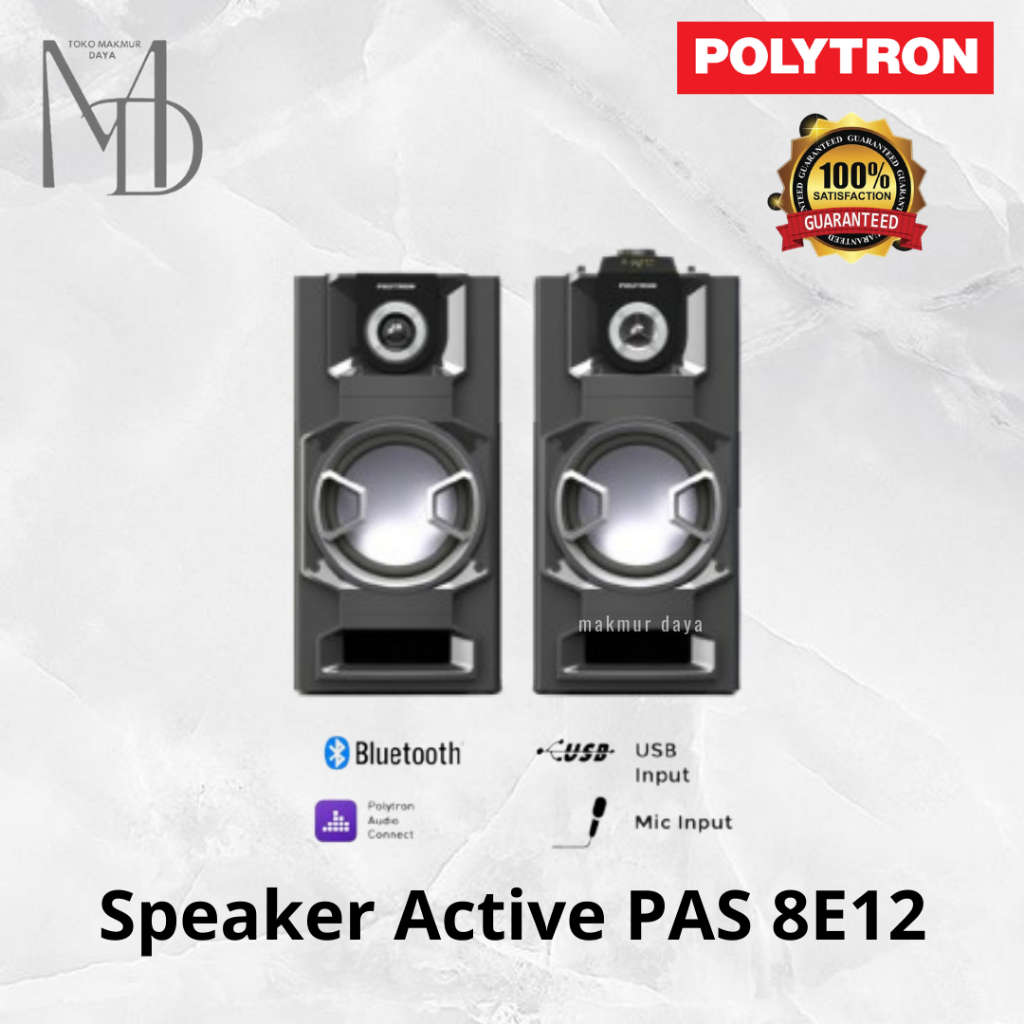 Polytron Speaker Active PAS 8E12 / PAS8E12 / PAS-8E12 ORIGINAL 8E12