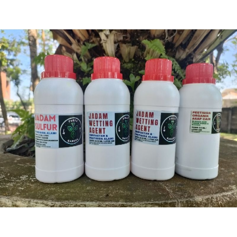 PAKET HEMAT FULL ANTI HAMA DAN PENYAKIT, 2 BOTOL JWA 1 BOTOL JS DAN 1 BOTOL PESTISIDA ASAP CAIR.