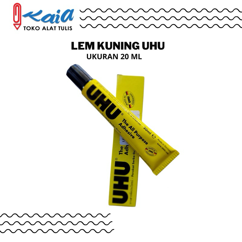 

LEM KUNING UHU UKURAN 20 ML