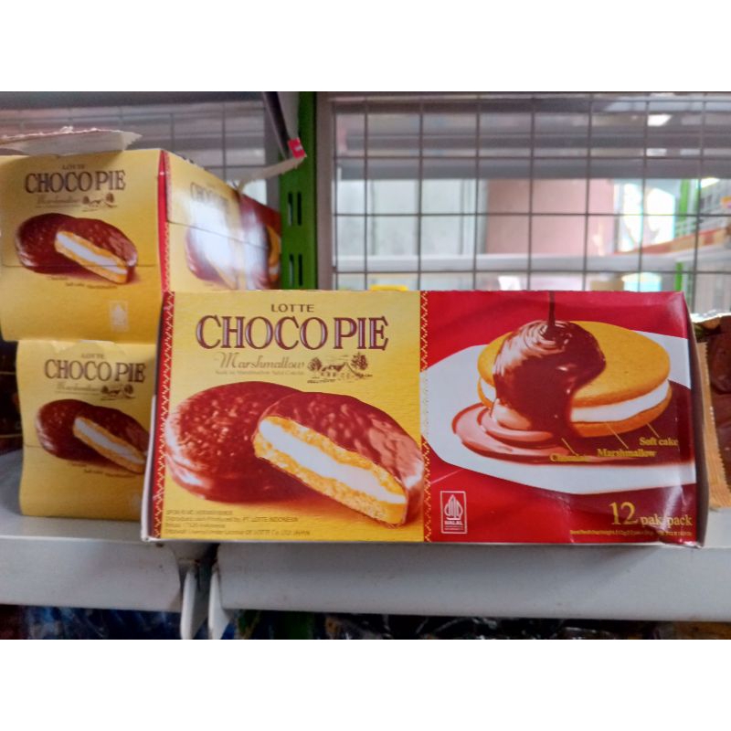 

Choco Pie Marshmallow 1box 12pcs/enak/lembut