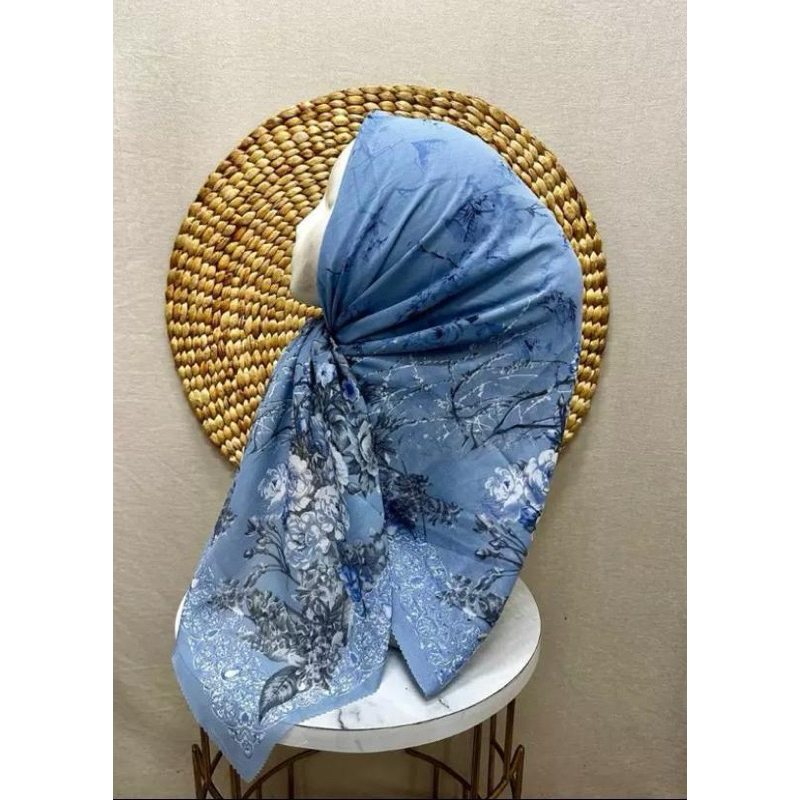 jilbab corak jumbo syar’i segiempat corak panjang 130x130