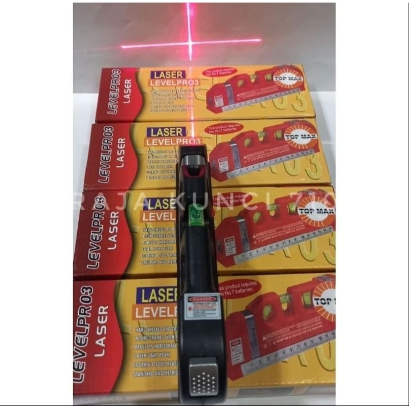 

Waterpas Laser Topmax / Penggaris Laser Horizontal Vertical