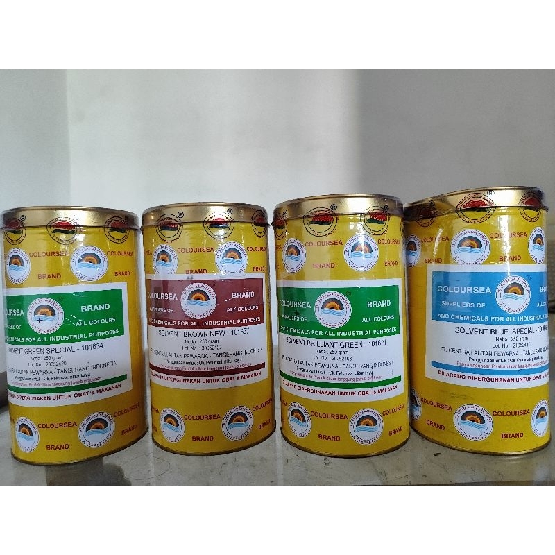 

Pewarna minyak coloursea macam" warna