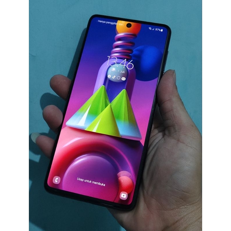 Samsung m51 8/128 si batre badak