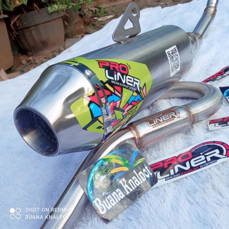 Knalpot Proliner Crf150 Klx150 klxG klxS klxL Yamaha Wr Tiger Scorpio Trail Full Sistem Stainless Pn