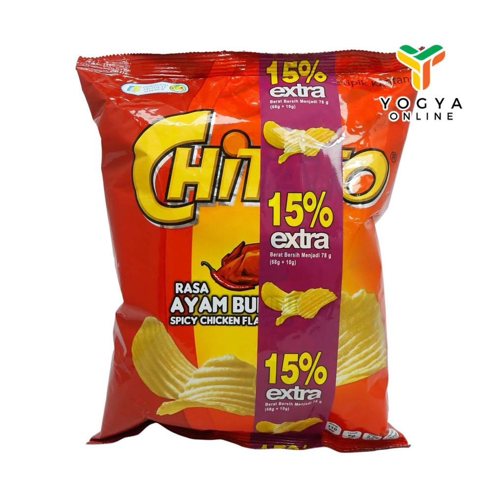 

Chitato Ayam Bumbu 68 Gram Makanan Ringan