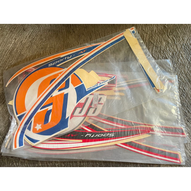 Striping/ stiker motor honda scoopy fi tahun 2015/2016 sporty