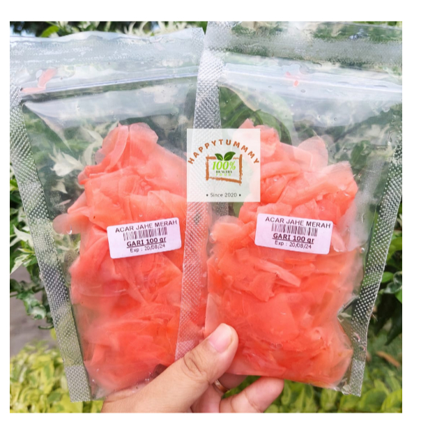 

TERMURAH HPT - GARI PINK Acar Jahe Pink Manis Halal │ Gary Pink Import Ginger Pickled for Sushi │ Acar Jahe