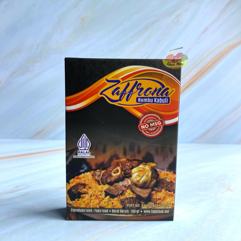 

Zaffrona Bumbu Kebuli No Msg 100gr