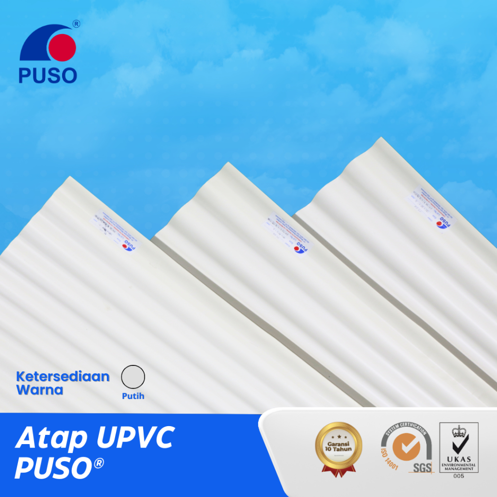 ATAP Rooftop UPVC PUSO/ Atap UPVC