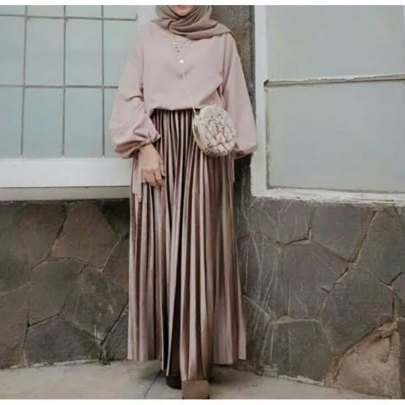 ROK PLISKET BLUDRU/ ROK PLISKET BLUDRU PANJANG/ROK BLUDRU