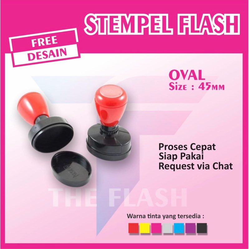 

STEMPEL FLASH OVAL|BULAT |FREE DESAIN|BEBAS WARNA|MURAH|BUAT KANTOR|CUSTOM