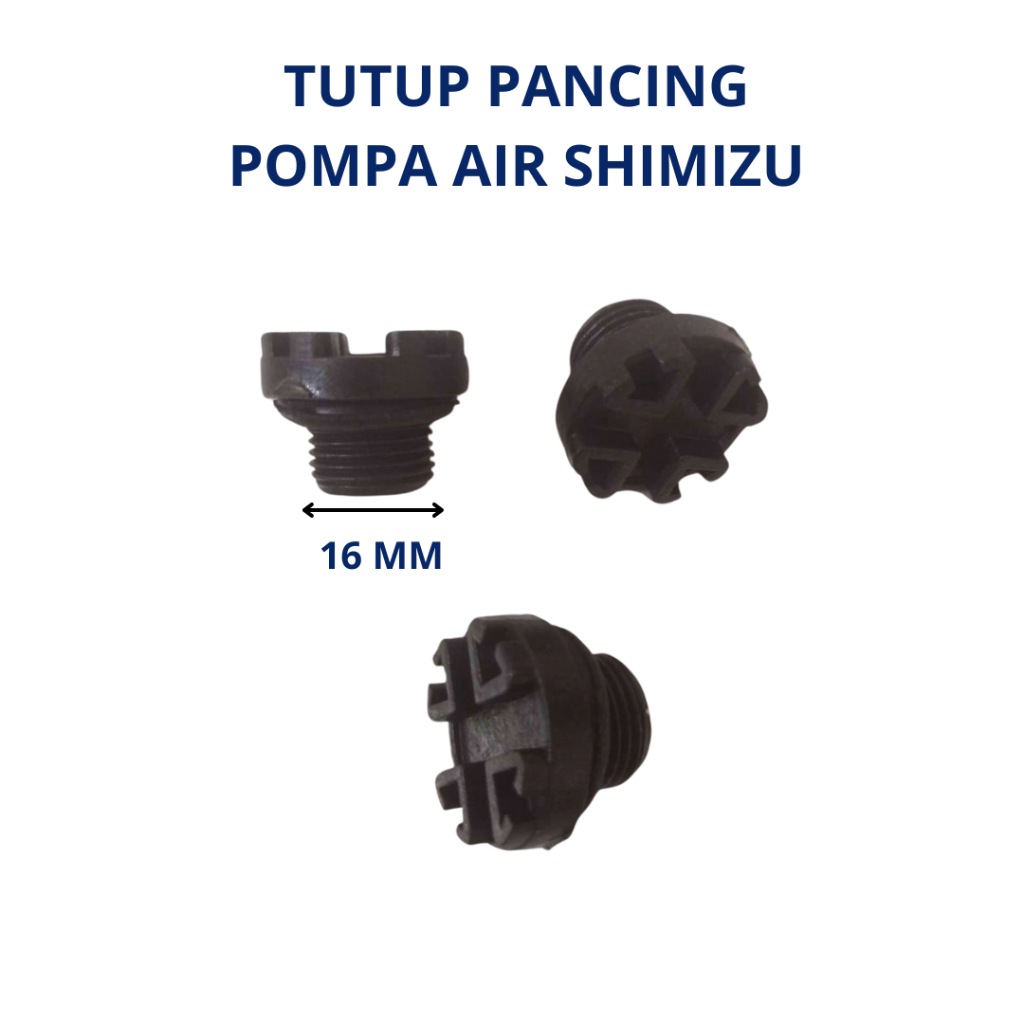 PLUG TUTUP PANCINGAN POMPA AIR SHIMIZU PS128 BIT PS 121 BIT PN 125