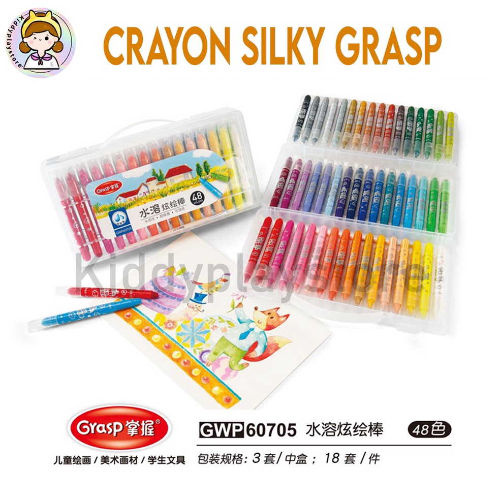 

CRAYON GRASP CRAYON GRASP MATA SEDANG SILKY CRAYON WATER SOLUBLE CRAYON KRAYON WARNA KODE A4J4