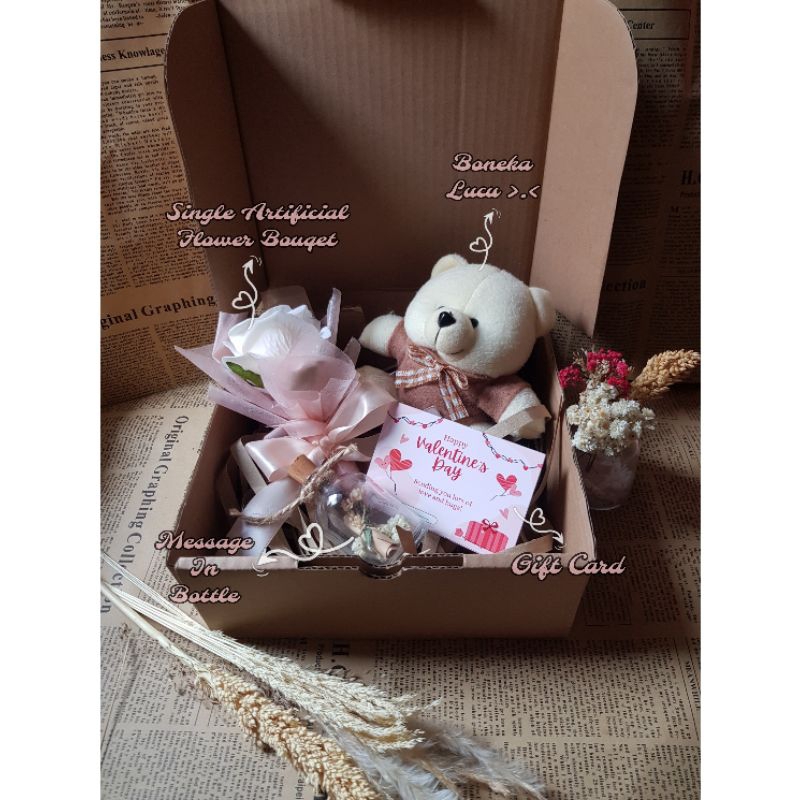

GIFT BOX SET 1 | BIRTHDAY GIFT BOX | WISUDA GIFT BOX | VALENTINE GIFT BOX | GIFT BOX | KADO ULANGTAHUN | KADO WISUDA | KADO VALENTINE | KADO LUCU | GIFT BOX AESTHETIC | GIFT BOX LUCU