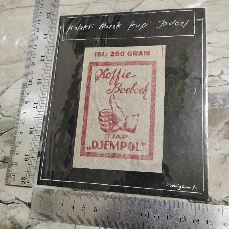 

KL4LW Kertas Label asli jadul, kertas lawas