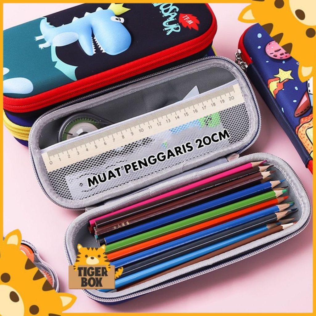 

Tempat Pensil 3D Anak Kartun Timbul