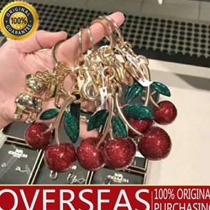 KODE M64U Coach Cherry Bag Charm Keychain 7784 Keychain blueberry Keychain strawberrie Keychain Appl