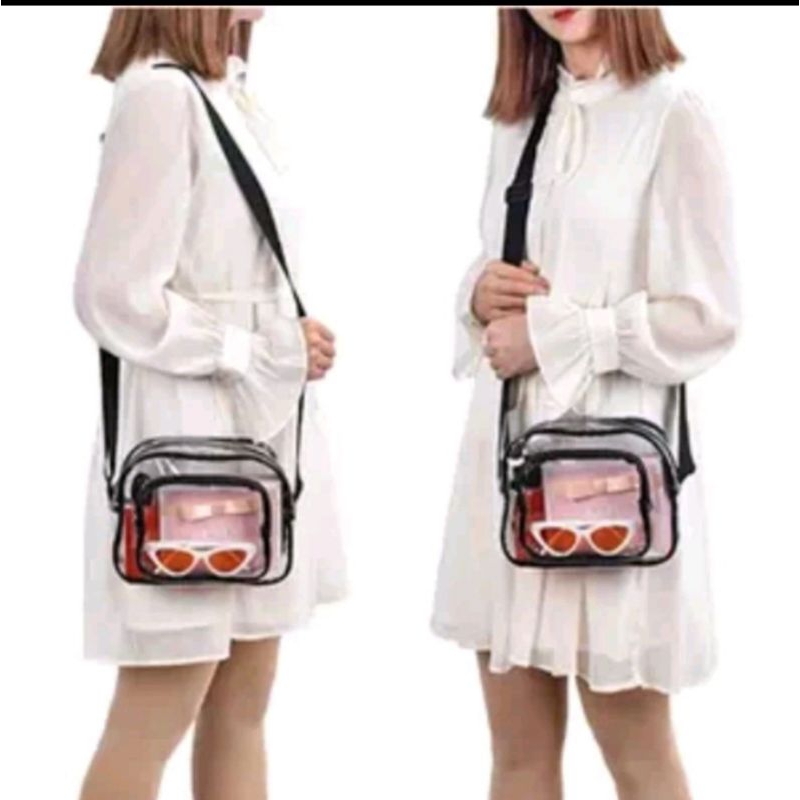 TAS TRANSPARAN PVC MIKA TRANSPARAN KOREAN/TAS KONSER