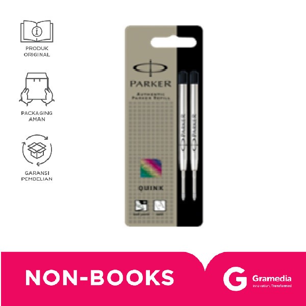 

Gramedia MKG - Pre Order - Parker - Parker BP REFILL BLACK M BLISTER +1