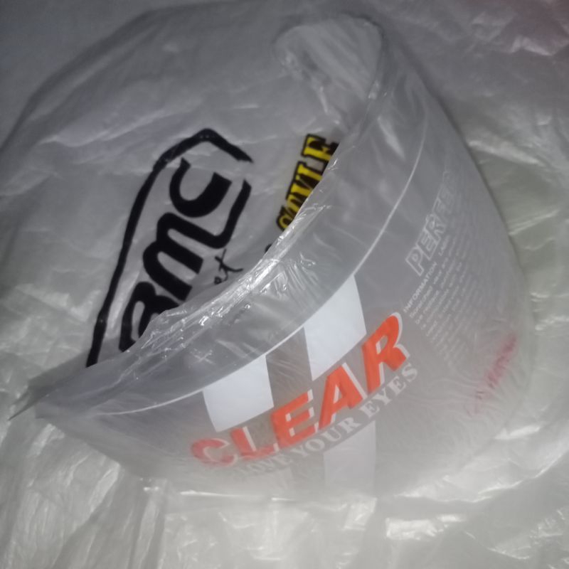 Kaca helm Half Face Clear bening putih Helm BMC Touring / BMC Hiu