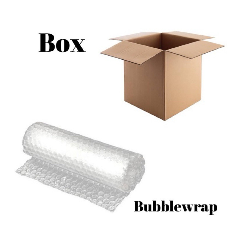 

EXTRA PACKING BOX DAN BUBBLE WRAP
