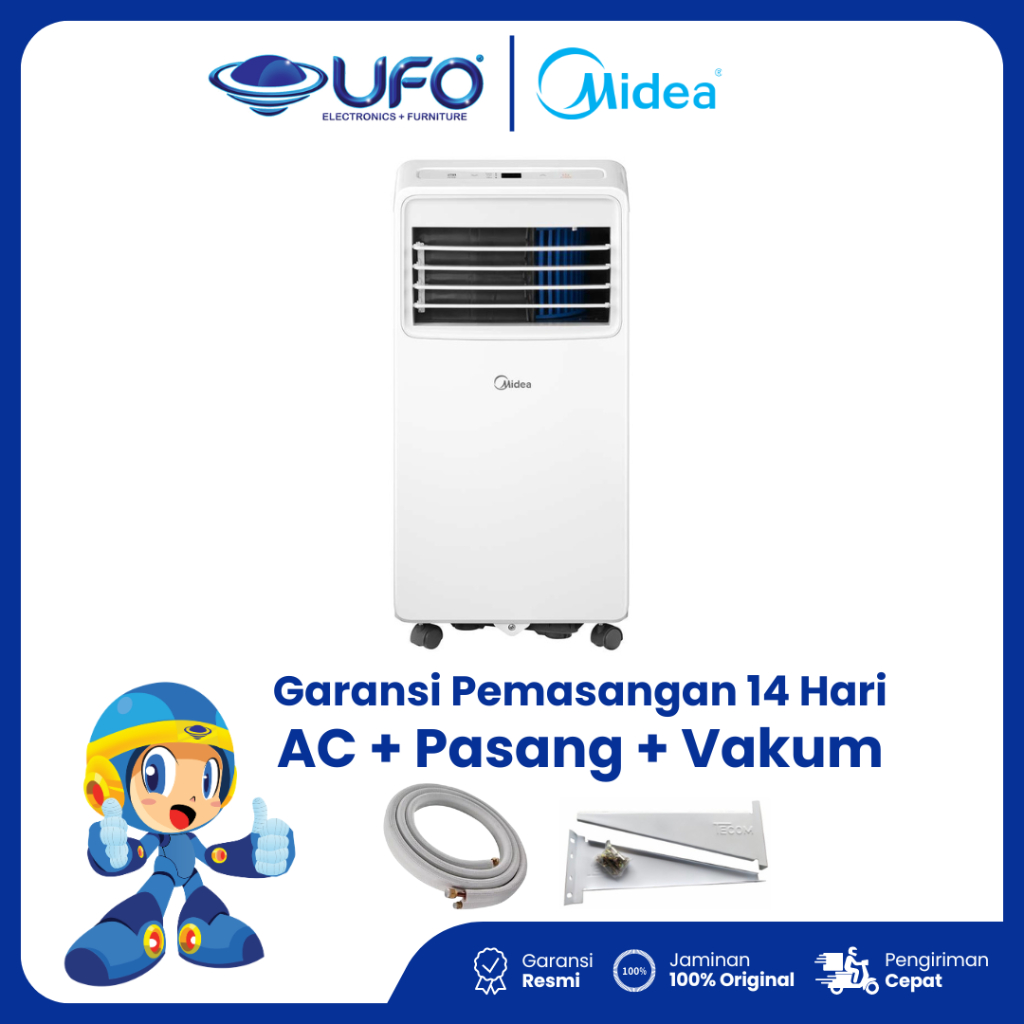 AC Midea 0,5 PK Portabel MPHA-05CRN7