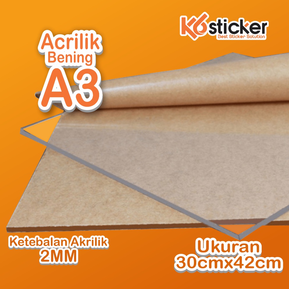 

KODE O2K8 AKRILIK lembaran 2mm A3 Akrilik bening Astari Acrylic