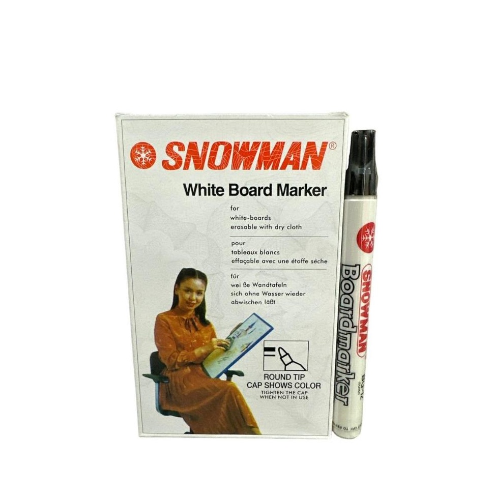 

LUSIN Spidol Snowman Whiteboard Whiteboard Marker Snowman BG12 BG12 KODE I3X3