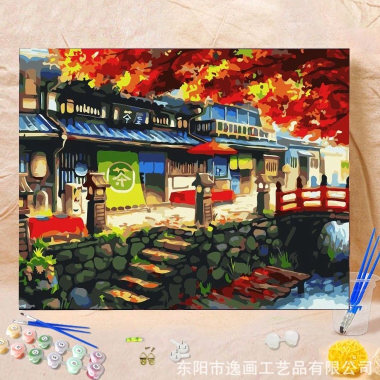 

KODE K4J8 Paint by Numbers 5x4cm Tanpa Frame Tanpa Bingkai Painting KIT DIY