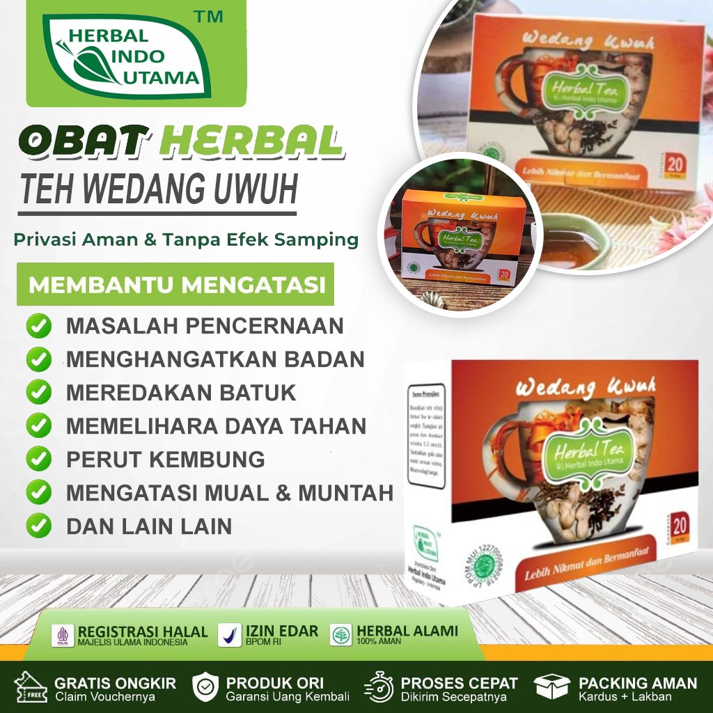 

Teh Wedang Uwuh HIU - Herbal Indo Utama Herbal Tea