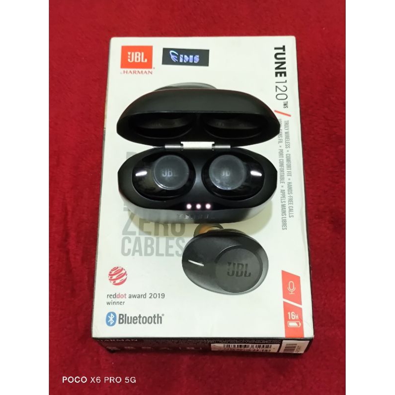 TWS JBL Tune 120 Tws (Like New) Preloved Headset Bluetooth Second
