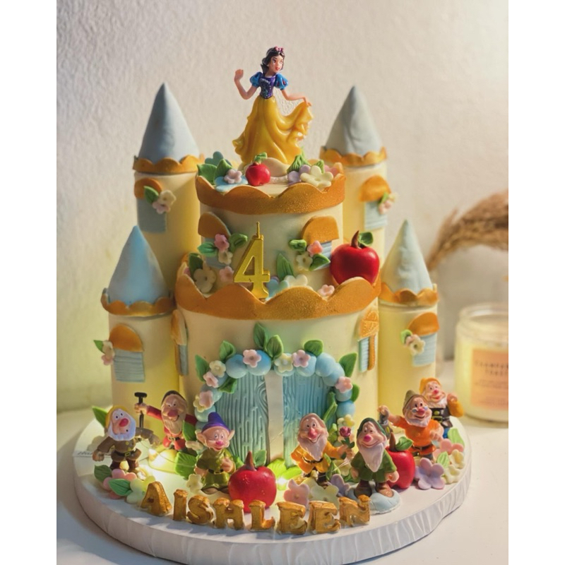 

custom cake ulang tahun 2 tier/ 2 tingkat