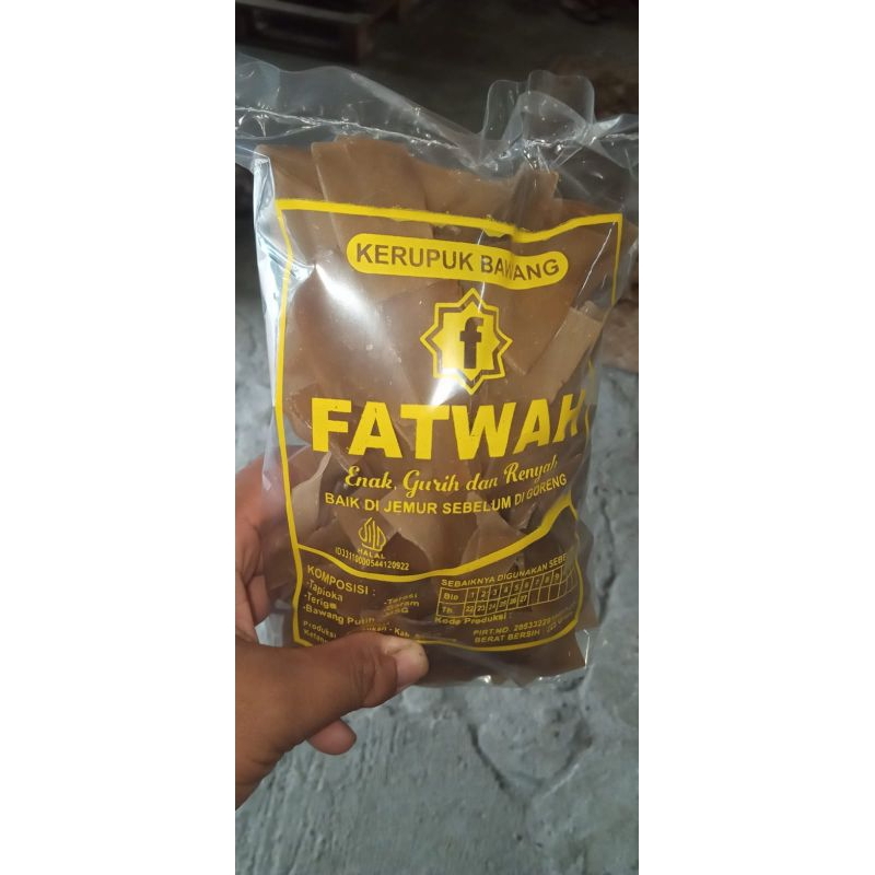 

Kerupuk Fatwah berat 225 gr