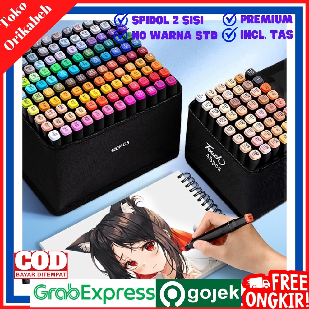 

Spidol Sepidol Warna Warni Highlighter 2 Sisi lengkap Terbaru 1 Set Isi 12 24 3 48 6 8 Warna KODE Z9F9