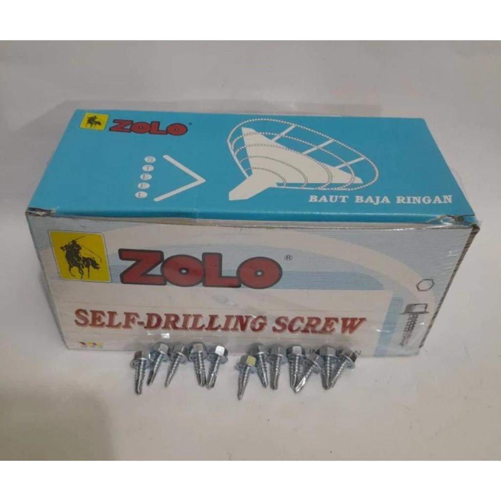 Baut Baja Ringan 10x16 ZOLO / Sekrup baja Ringan 10x16 ZOLO