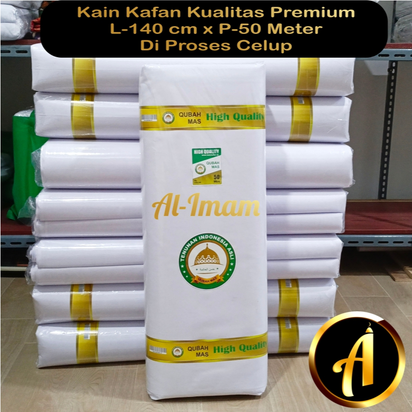 Kain Kafan 1 Roll Lebar 140 cm X Panjang 50 Mtr Kualitas Premium